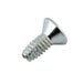 Thread-Cutting Screw, Phillips Flat #10-32 UNF x 1" LONG, Type F Low Carb Steel Case Hard Trivalent Zinc Chrome Plated by Spaenaur Inc.