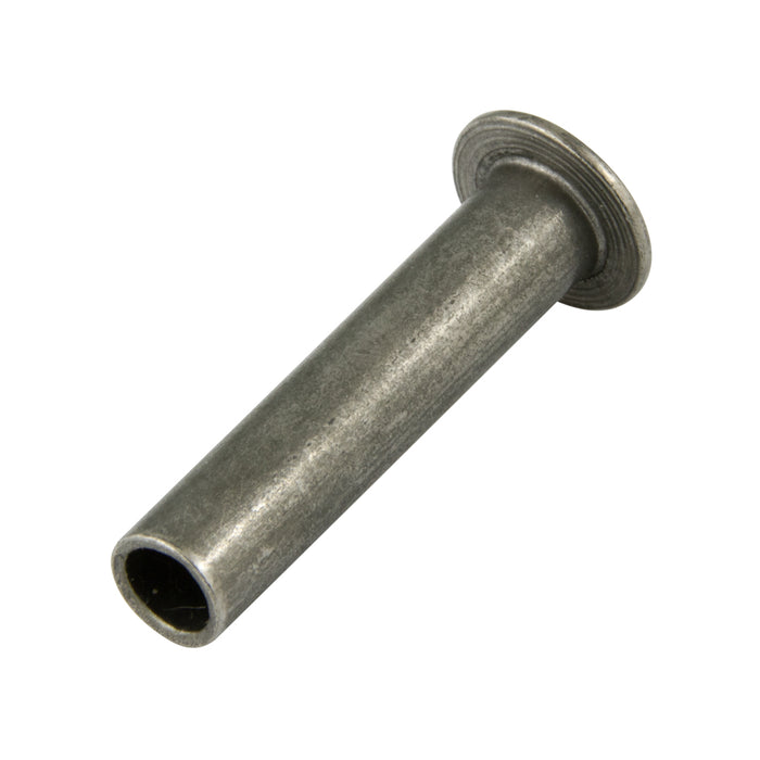 Oval Head Tubular Rivet 9/64" DIA x 3/16" LONG (5/16" Head DIA) 430 Stainless Steel Meets Specifications Of Asme B18.7.-1972 (R1980) by Spaenaur Inc.