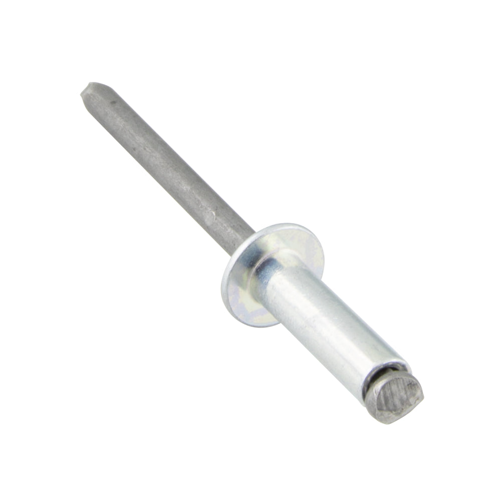 Steel Pop Rivet Domed Head Open End with Coated Steel Mandrel 3/16