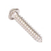 Tapping Screw, Round Head One-Way Slotted Drive, Type A, #10 x 5/8" Length, Steel Nickel Plated by Spaenaur Inc.