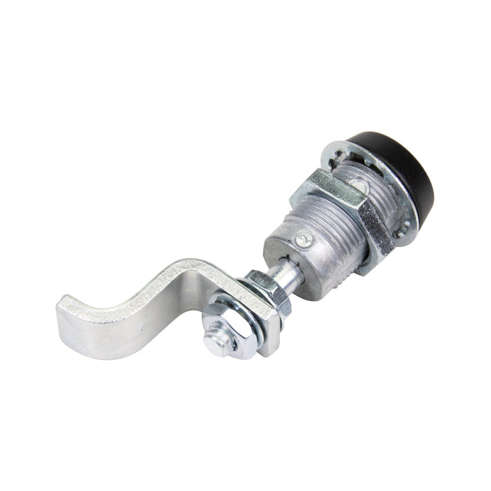 Small Compression Latch Key-Operated Style Single-Hole Moun .250"-.375" Grip Range Die-Cast Zinc, Matte Black Powder Coat