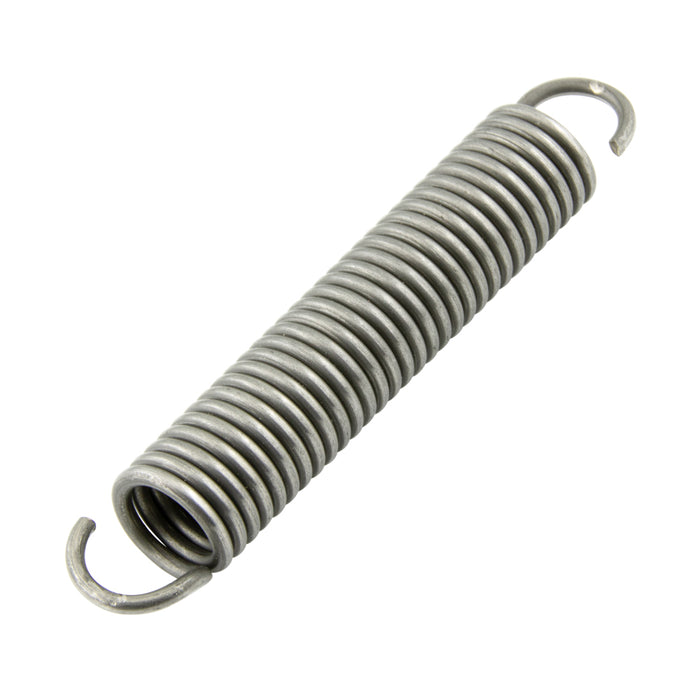Utility Spring, Extension Type, Hook, Centred Ends 1/2"OD, 3"LGTH O/A, 0.072"GA. Wire MB Hard Drawn Wire. Plain Finish by Spaenaur Inc.