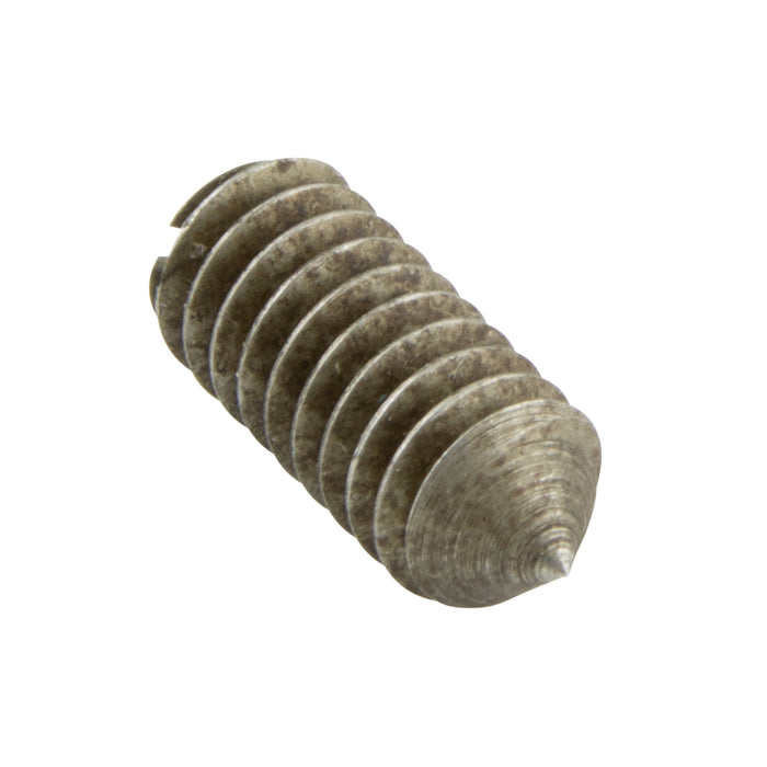 Slotted Set Screw Cone Pt Headless 1/4"-20 UNC x 5/8" LG Carbon Steel Plain ANSI B18.6.2-1972(1983)