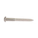Wood Screw, Round Head, Slotted, #12 x 2" Length, Stainless Steel, ASME/ANSI B18.6.1 by Spaenaur Inc.