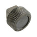 Deep Reach Magnetic Plug Assembly, 3-Disc Magnet Style, 1 1/4"-11 1/2 NPTF x 4-11/32" O/A LGTH Ceramic I Magnets, Cast Iron Body by Spaenaur Inc.