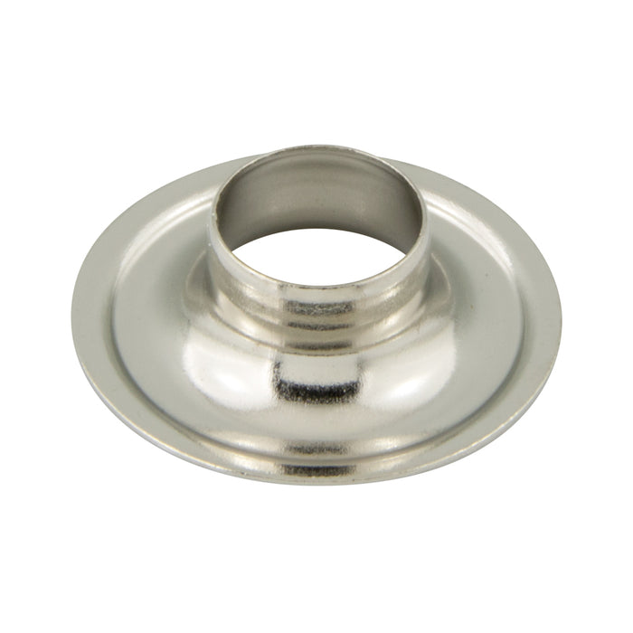 Sheet Brass Grommet 5/16" Hole Dia., Size #1 Brass, Nickel Plated (Component Of SN# 7346N)