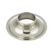 Sheet Brass Grommet Component Of 116-A10-1T 1/4" Hole DIA., Size #0 Brass, Nickel Plated by Spaenaur Inc.
