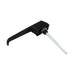 Non-Locking Handle 90 Degree Right Hand Rotation 7.25" Handle LGTH x 1.75" C. to C. Die Cast Black Finish by Spaenaur Inc.