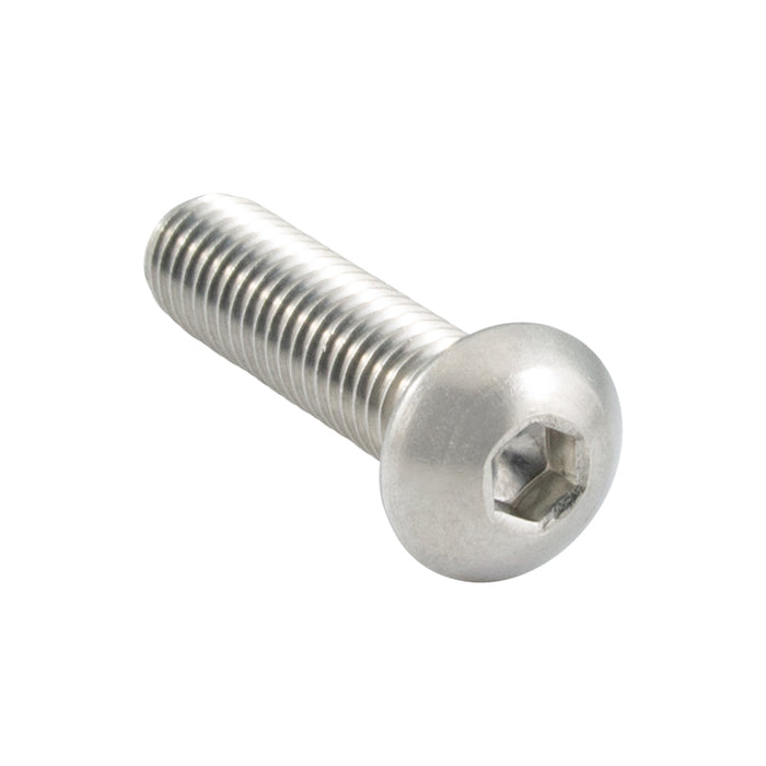 Button Head Hex Socket Cap Screw 5/16"-18 UNC x 1" LGTH 18-8 Stainless Steel ANSI B18.3-1986
