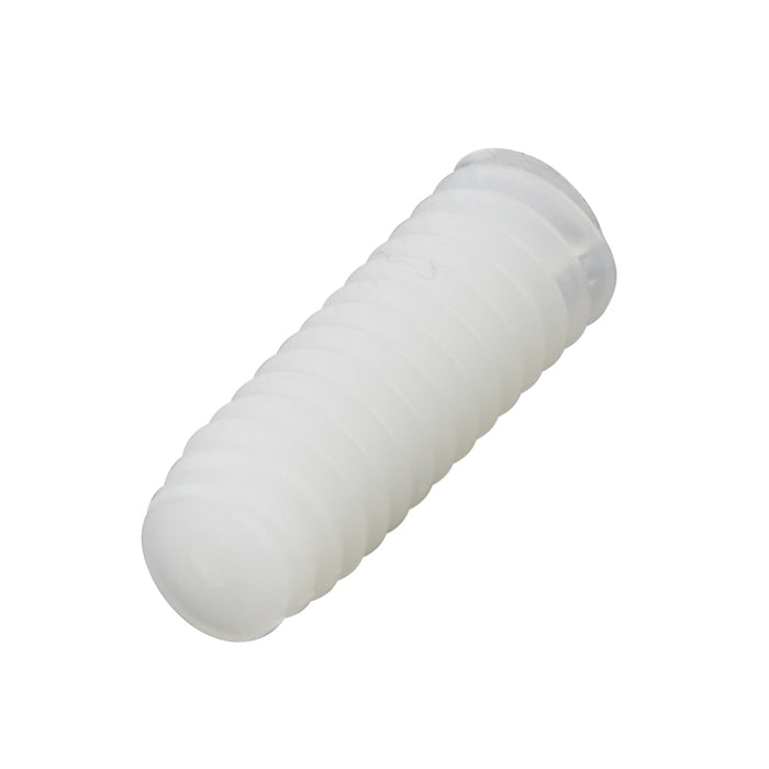 Slotted Set Screw Flat Point Headless #6-32 x 3/16" Nylon 6/6 Natural Finish