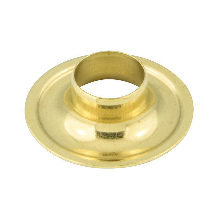 Brass Sheet Metal Grommet 13/16" Hole Dia., Size #6 Brass Plain (Component Of SN#7363) by Spaenaur Inc.