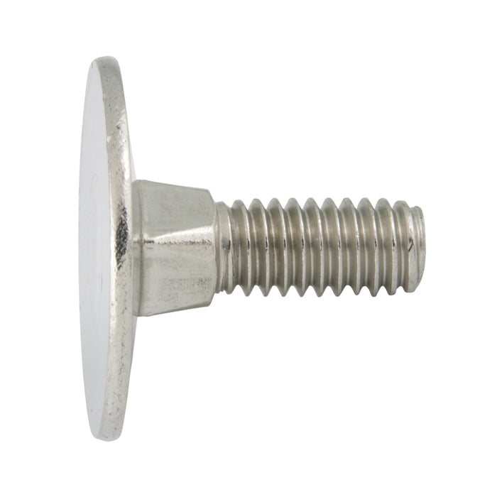 Elevator Bolt, Large Head, 5/16"-18 x 2" Length, Stainless Steel 18-8, ASME/ANSI B18.5 by Spaenaur Inc.