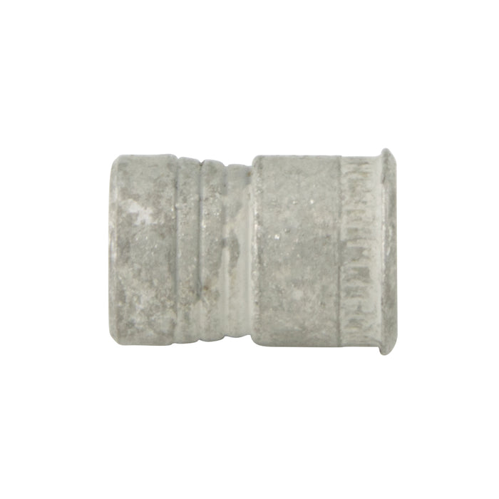 Insert fileté moleté série A-T à extrémité ouverte #8-32 UNC x 0,390 po LGTH 6061-T6 Aluminium zingué trivalent par AVK