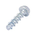 Hi-Lo Tapping Screw, Unslotted, Indented Hex Washer Head, #6 x 5/16" Length, Steel Zinc Plated, ASME/ANSI B18.6.4 by Spaenaur Inc.