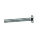 Machine Screw, Hex Head, Unslotted Drive, #8-32 UNC x 3/8" Length, Steel Zinc Plated Trivalent by Spaenaur Inc.