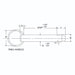 Qr Hitch Pin with Shoulder with Round Ring & Spring Load Ball 3/4" Shank DIA. x 4.0" Grip Steel C1144 Stress Relv Zinc Plated by Spaenaur Inc.
