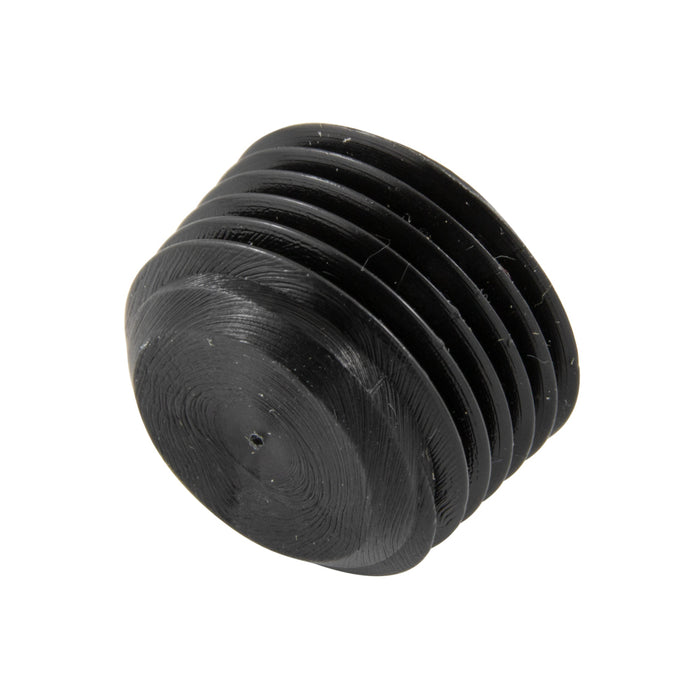 Bouchon fileté pour tuyau - Douille hexagonale 3/4 po-14 NPT Polyéthylène haute densité Couleur noire par Spaenaur Inc.