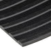 Rubber Matting, Corrugated, Wide GRoove, 24" Wide x 1/8" Thick x 25 Yards Rubber Black by Spaenaur Inc.