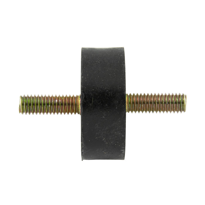 Double Ended Anti-Vibration Mount 2"OD x 3/4"HT, 3/8"-16 UNC Studs Neoprene Black, 50 Duro
