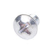 Machine Screw, Oval Head, Phillips Drive, M2 x 0.40 mm UNC x 5 mm Length, Steel Zinc Plated by Spaenaur Inc.