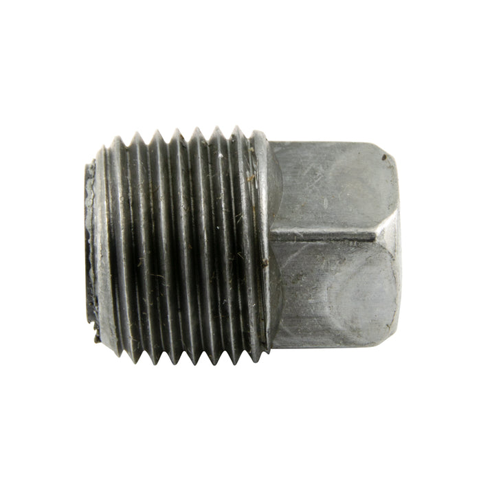 Bouchon magnétique à tête carrée pour tuyau 3/8"-18 NPTF x 1,05" O/A LGTH Aimant néodyme, corps en acier par Spaenaur Inc.