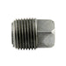 Square Head Magnetic Pipe Plug 1/4"-18 NPTF x .96" O/A LGTH Neodymium Magnet, Steel Body by Spaenaur Inc.