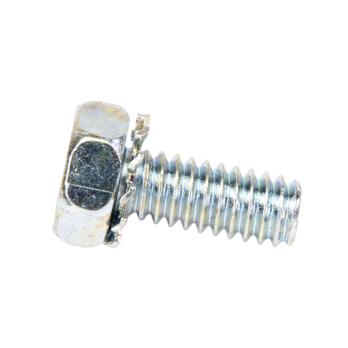 Machine Screw, Sems Indented Hex Head, Unslotted Drive, 1/4"-20 UNC X 5/8" Length, Steel Zinc Plated by Spaenaur Inc.
