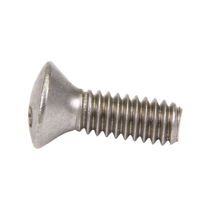 Security Screw, Button Head Security Hex Socket Drive, #4-40 UNC x 1" Length, Stainless Steel