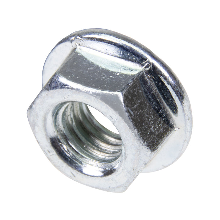 Écrou hexagonal à bride dentelée M8 classe 8 en acier zingué par Spaenaur Inc.