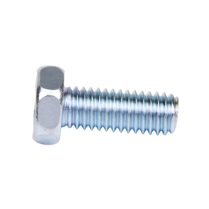 Machine Screw, Indented Hex Head, Unslotted Drive, #10-32 UNF x 1/2" Length, Steel Zinc Plated Trivalent by Spaenaur Inc.
