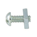 Vis à tête cylindrique (lot de 100) #10-24 UNC x 1-1/2" de longueur, en acier zingué et chromé (100 vis Ms-63 et 100 écrous N-28) de Spaenaur Inc.