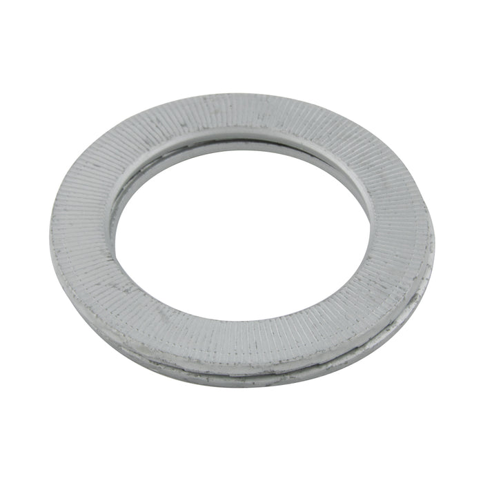 Nord-Lock Washer, Heat Treated, Bolt Size M6 (6mm), Glued Pair 6.5mm ID x 10.8mm OD x 1.8mm TH Steel Hardened Delta Protekt Zinc Flake Coat