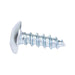 Tapping Screw, Truss Head Square Socket Drive, Type A, #10 x 1/2" Length, Low Carbon Steel Trivalent Zinc Plated by Spaenaur Inc.