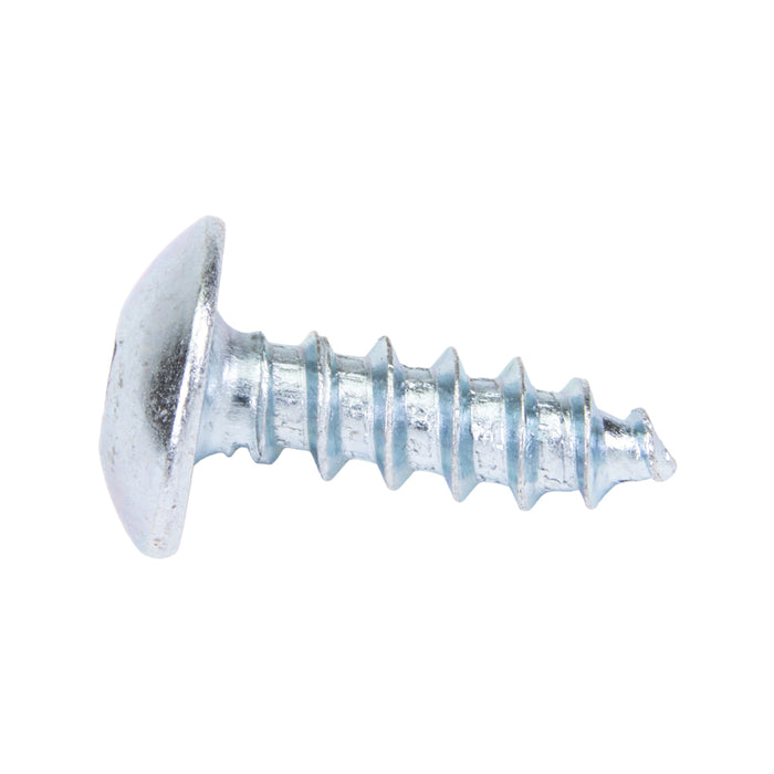 Tapping Screw, Truss Head Square Socket Drive, Type A, #10 x 5/8" Length, Low Carbon Steel Trivalent Zinc Plated by Spaenaur Inc.