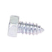 Tapping Screw, Hex Head Unslotted Drive, Type AB, #14 x 1-1/2" Length, Stainless Steel by Spaenaur Inc.