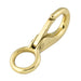 Snap Hook (Swivel Eye) 3/4" x 80mm LG Brass Plain by Spaenaur Inc.