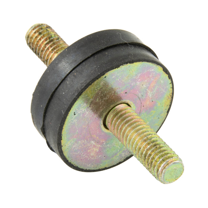 Support antivibration à boulonner, diamètre 9/16 po, avec vis 10-32 (2 extrémités), caoutchouc naturel noir, dureté 40-50, par Spaenaur Inc.