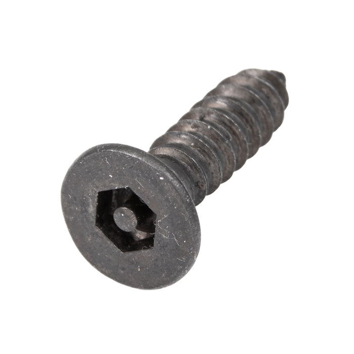 Tapping Screw, Flat Head Security Hex Socket Drive, #10 x 3/4" Length, Steel Plain by Spaenaur Inc.