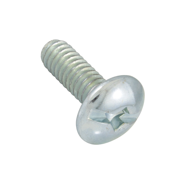 Machine Screw Slot/Sq Socket Truss 1/4"-20 UNC x 3/4" LG Low Carbon Steel Trivalent Zinc Plated
