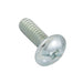 Machine Screw, Truss Head, Combination Sqaure Socket Slot Drive, #8-32 UNC x 5/8" Length, Steel Zinc Plated by Spaenaur Inc.