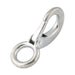Mousqueton pour bateau, œillet rapide 15 mm, longueur totale 70 mm, ouverture 10 mm, moulé en fonte malléable, plaqué cadmium par Spaenaur Inc.