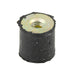 Anti-Vibration Mount Cylindrical W/Twin Inserts 10mm OD x 15mm HT x M4 THRD Vulcanized Natural Rubber 50-60 Duro by Spaenaur Inc.
