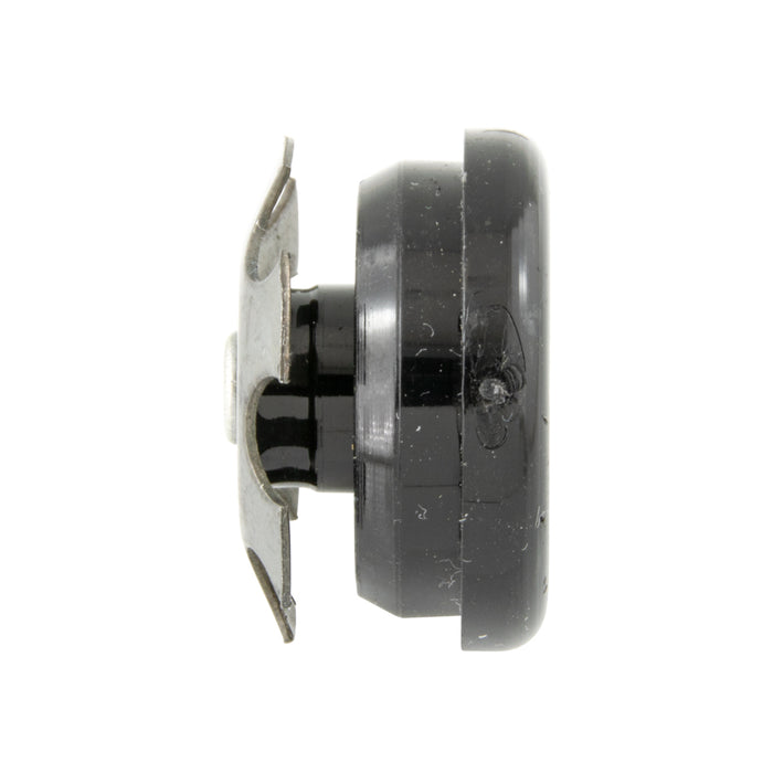 Assembled Tube CLosures 1" OD Round Tube (16-18 GA) Black Nylon by Spaenaur Inc.