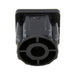 Plug Glide for 16/18 Gauge Square Tube 1" x 5/16"-18 Polyethylene Black by Spaenaur Inc.