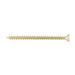 Particle Board Screw, Flat Head, R4 Torx 90° ctsk., 3.5 mm x 12 mm Length(#6 x 1/2"), Steel Yellow Zinc Plated by Spaenaur Inc.