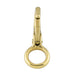Snap Hook (Solid Eye) 5/8" x 70mm LG Brass Plain by Spaenaur Inc.
