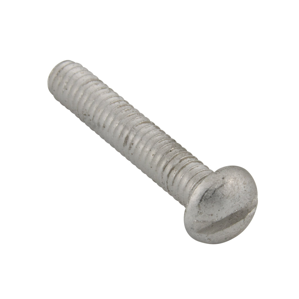 Ansi Machine Screw Machine Screw, Round Slot Head #8-32 UNC x 1/2