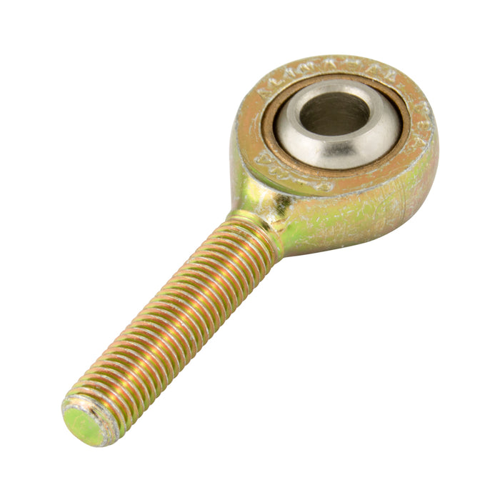Tête de tige, série Alinabal V, filetage mâle 1/4"-28 UNF, boîtier en acier doux plaqué, fabriqué par Spaenaur Inc.