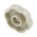 Shear-Loc Knob, Rosette Style 5/16" x 1 1/2" Dupont Delrin 500 Grey by Spaenaur Inc.