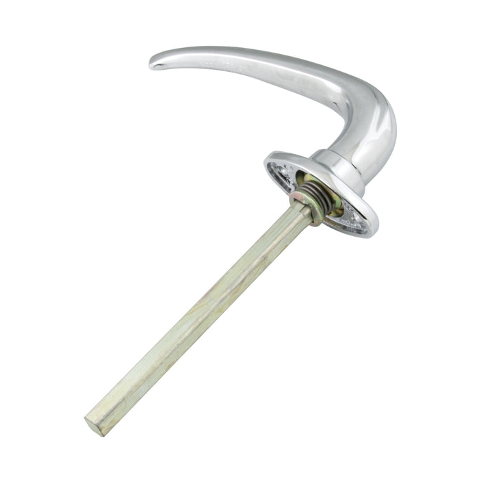 Non-Locking Handle Arched Style 1.75" C. to C. x 4 1/2" Shaft LGTH Steel Chrome Plated by Spaenaur Inc.